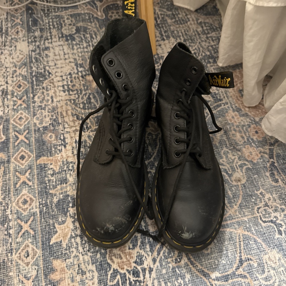 Dr. Martens Black Leather Boots